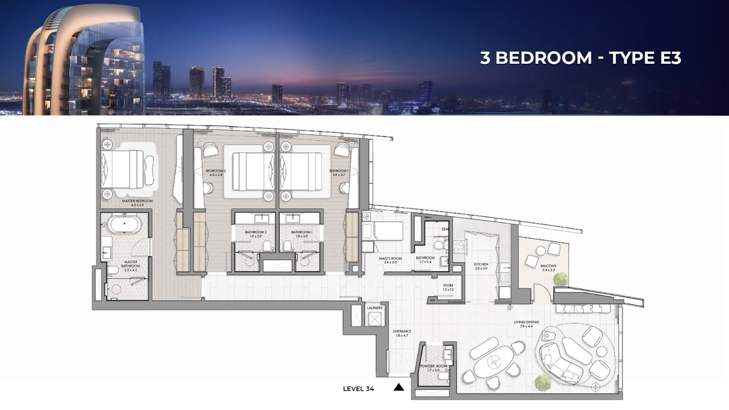 4 BR - Type B